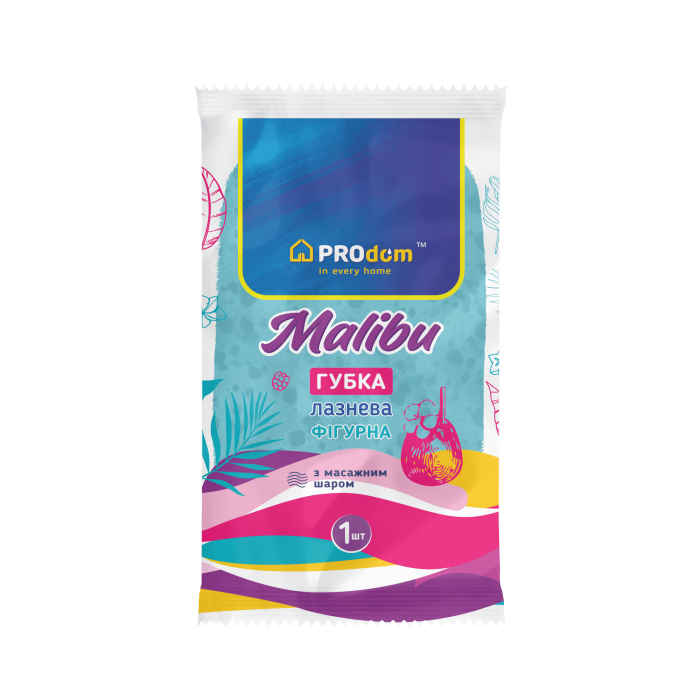 Губка банна  пориста овальна  "Maliby"