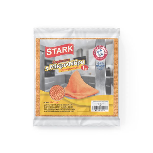 Серветки з мікрофібри універсальні1шт TM STARK35*35