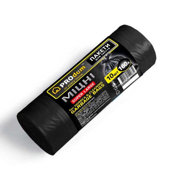 Пакети для сміття 160*10 МІЦНІ  ТМ PROdom