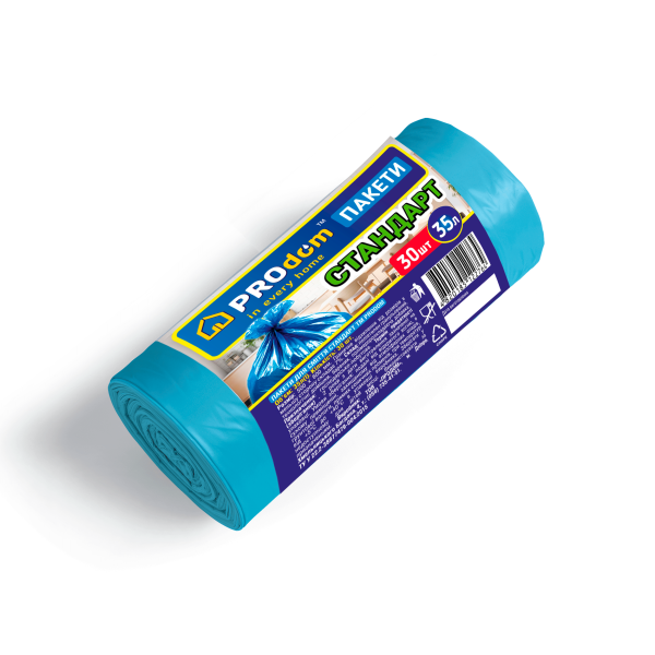 Пакети для сміття 35*30 СТАНДАРТ ТМ PROdom